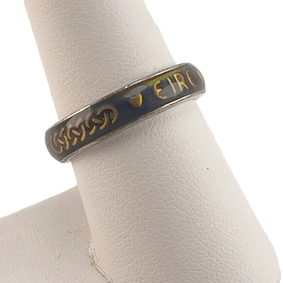 Celtic Knot "Eire" Ring Size 8.5 Stainless Steel Multicolor - Picture 10 of 13